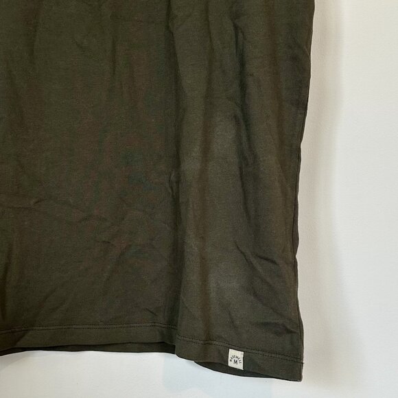 NWT Madewell Olive Green Garment-Dyed Allday Crewneck Tee - Small - Picture 5 of 12